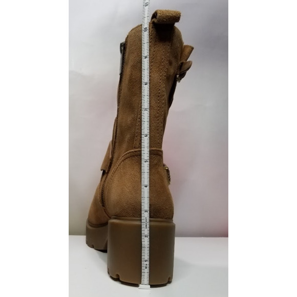 MICHAEL Kors women's Leather Perry Bootie Size 10 Luggage NWT - Picture 4 of 7